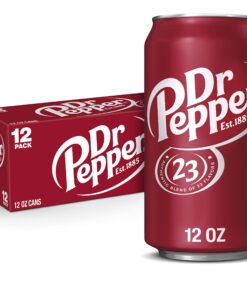 Dr Pepper Carbonated Soft Drink – 355ml Cans (Pack of 12)